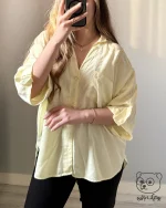 شومیز سیلک آستین پاگن دار 103 - Image 2