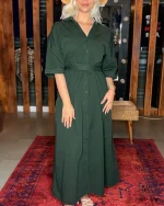 پیراهن کفتان | رنگبندی 3062 - Image 7