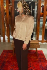 شومیز باکسی ساتن سیلک مجلسی 133 - Image 6