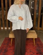 شومیز عروسکی لینن 1217 - Image 3