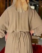 پیراهن طرح رومی سیلک کد 169 - Image 7