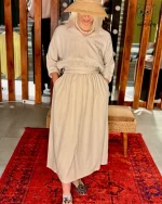 پیراهن طرح رومی سیلک کد 169 - Image 9