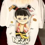 تیشرت لانگ باکس برند Nezha کد 146