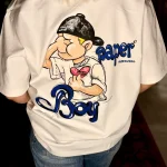 تیشرت لانگ باکس برند وارداتی  BOY PAPER کد 161