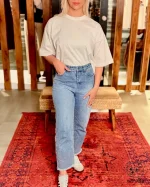 تیشرت کراپ باکسی smile وسط کد 178 - Image 7