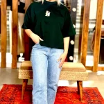 تیشرت کراپ باکسی  boyN کد 182