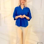 شومیز آستین پاکتی سیلک ابریشم کد 187